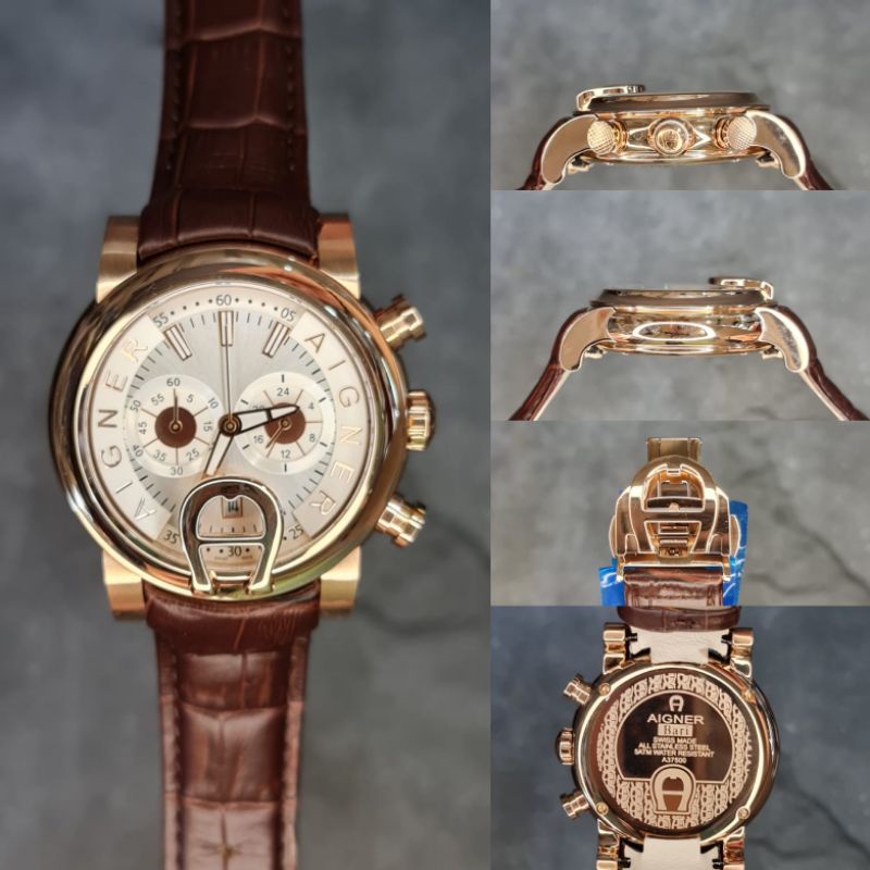 jam tangan pria Aigner Bari premium Quality