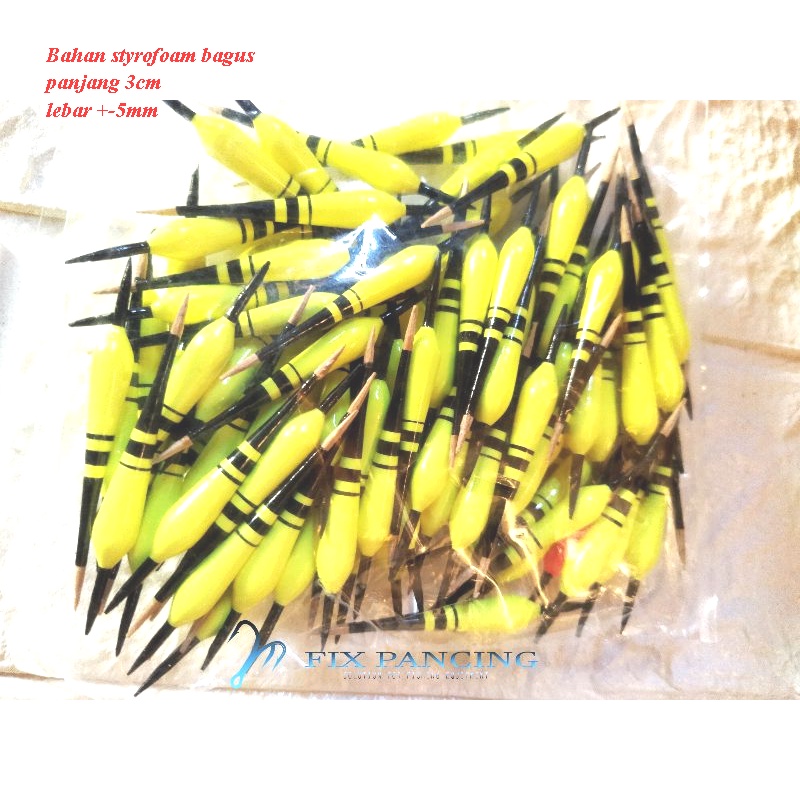 Pelampung Pancing Styrofoam Cat Halus Terlaris