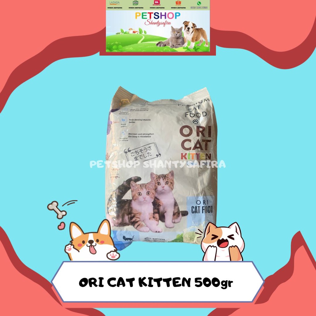 MAKANAN KUCING ORI CAT ORICAT KITTEN HAIR SKIN 800 GR FRESHPACK