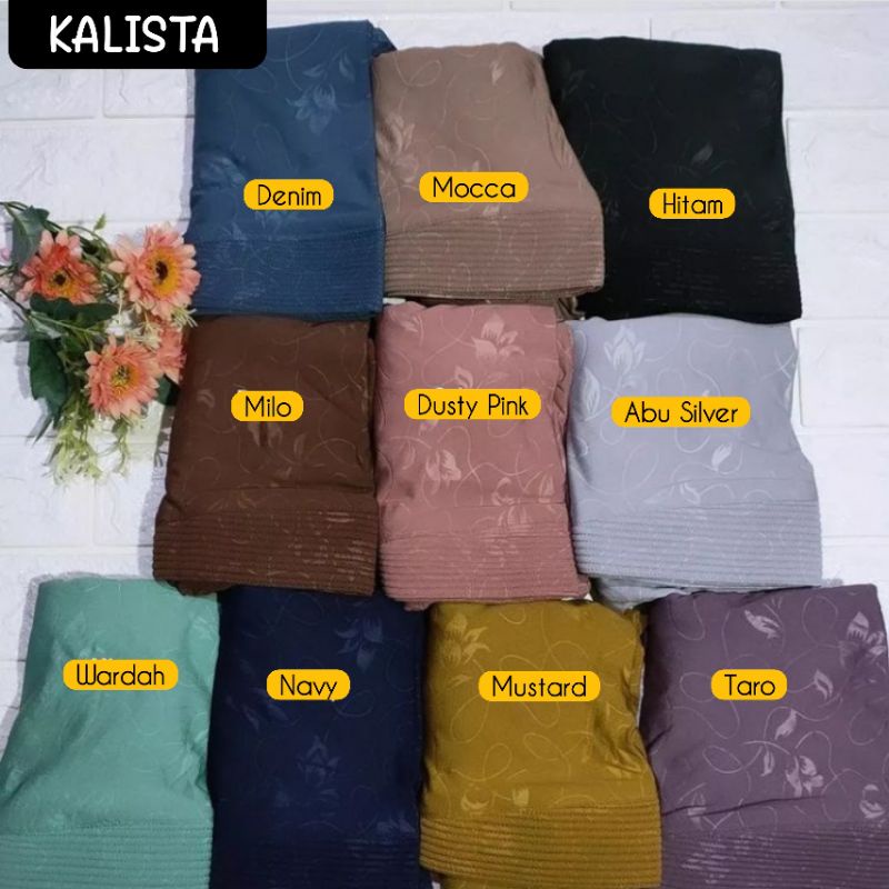 Jilbab Bergo Instan KALISTA Mini Oval Ori El Royale