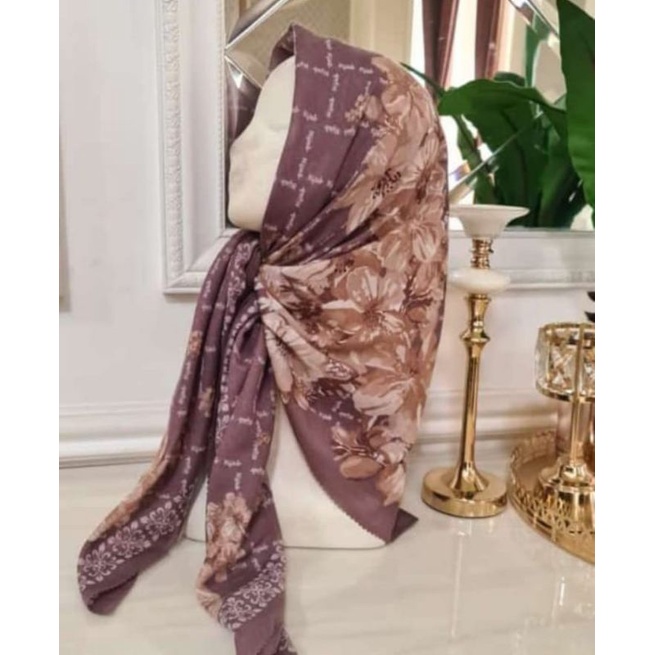 jilbab/hijab segi empat Denai VOAL premium laser cut