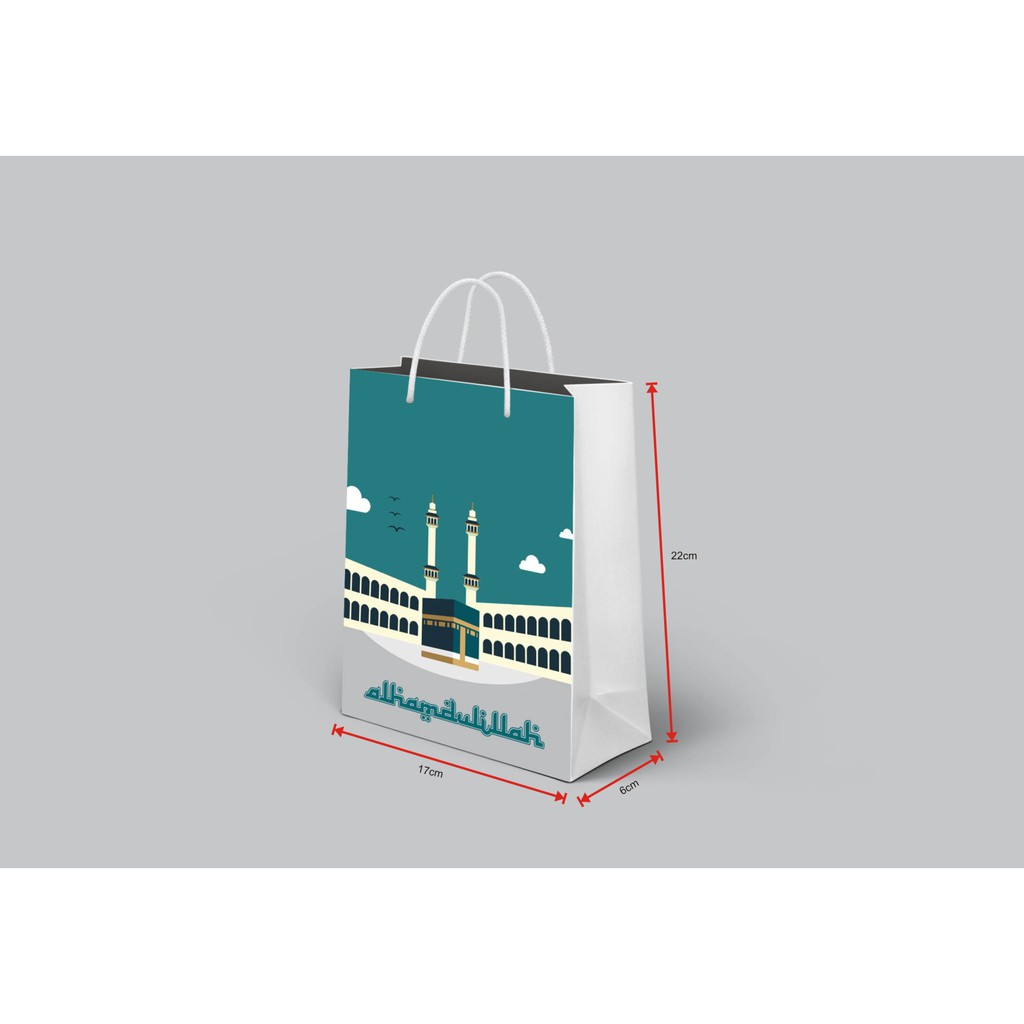 

Paper Bag Haji Full Color Uk. 17x6x22cm