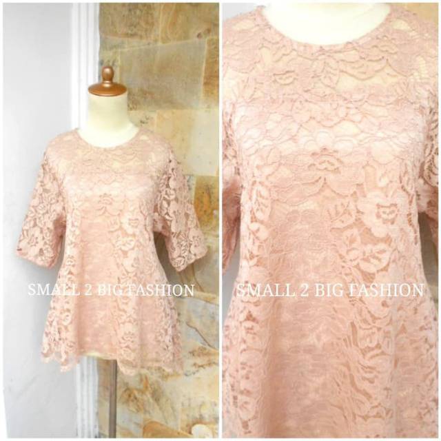 Blouse brukat / blus brokat bigsize / baju brukat besar / atasan brokat jumbo / atasan brukat big