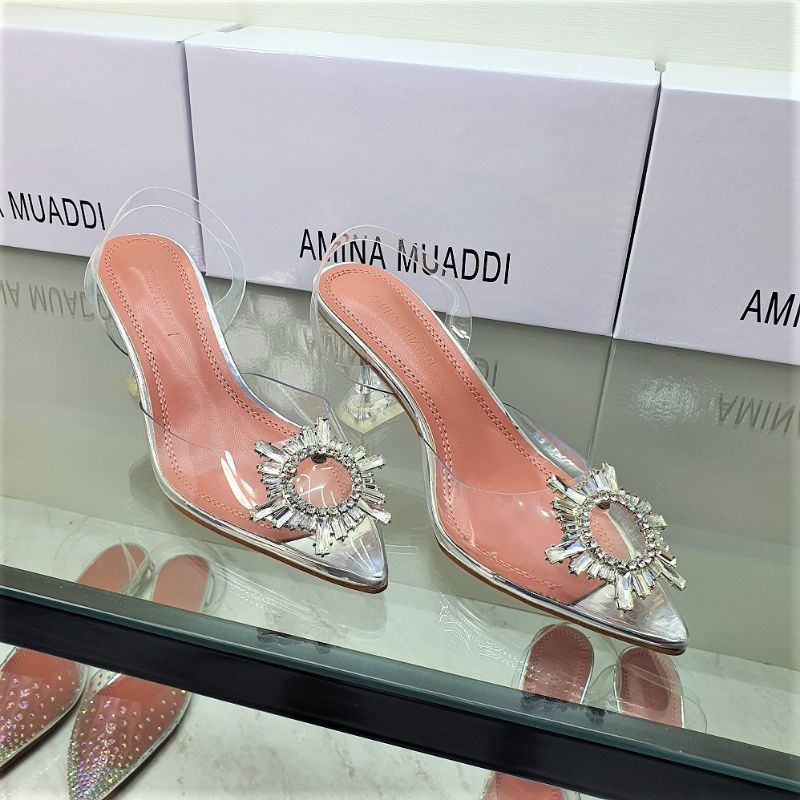Sepatu Wanita Amina Muaddi Sepatu Heels Wanita Sepatu Flatshoes Wanita Sepatu Wanita Import Sandal H