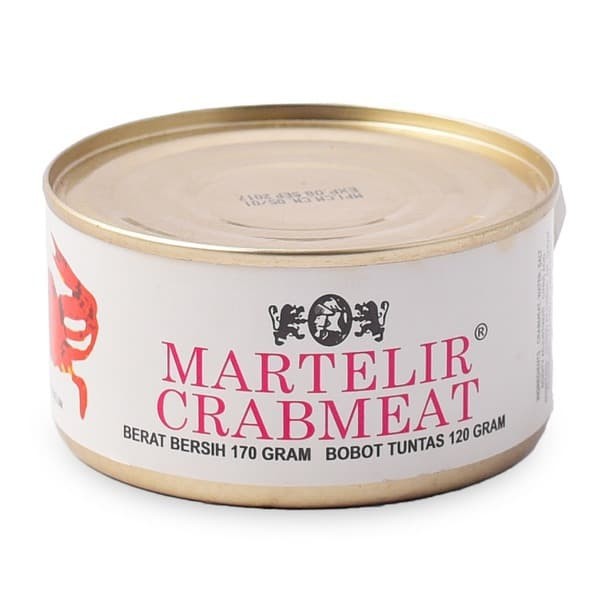 Martelir Crabmeat Crab Meat Kepiting Rajungan 170 gram gr G / 170gr