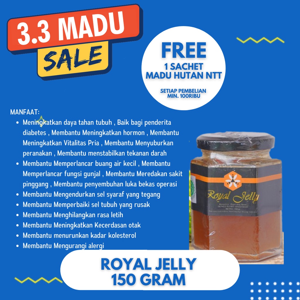 

Madu Kembang Joyo Store - Royal Jelly Liquid 150 gr