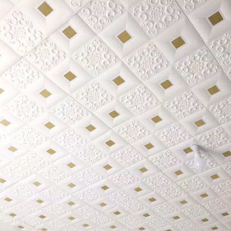 WALLPAPER DINDING 3D wallpaper dinding foam wallfoam high quality Motif Batik 003-4