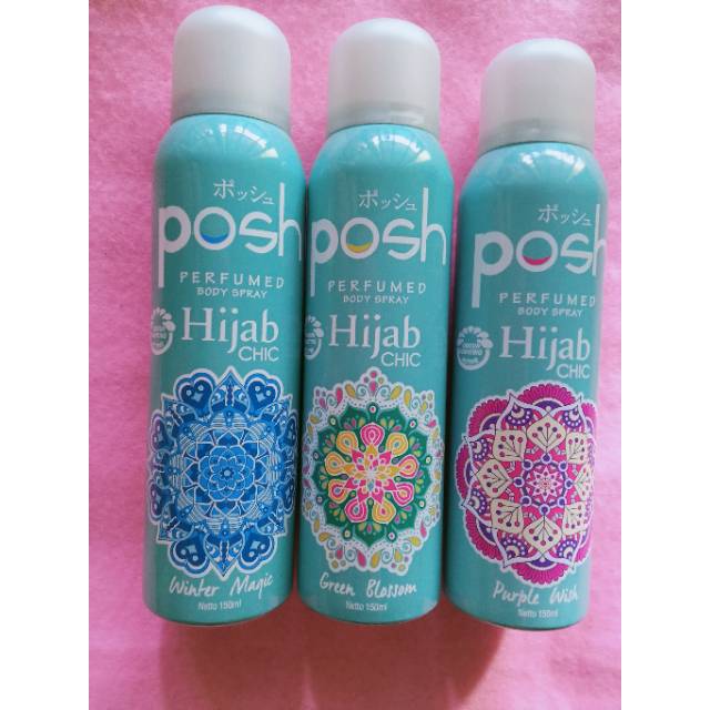 Posh Perfume Body Spray Hijab Chich 150 Ml Shopee Indonesia