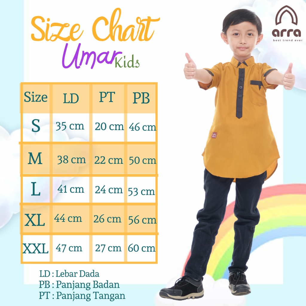 Koko Kurta Pakistan Couple YU8 Keluarga Ayah Dan Anak Laki Laki Lengan Pendek 3/4 Terbaru Original UMAR
