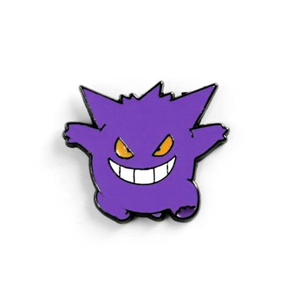 Quinton Pokemon Bros Kartun Tas Sekolah Dekorasi Anime Pikachu Genger Lapel Pin Logam Pin