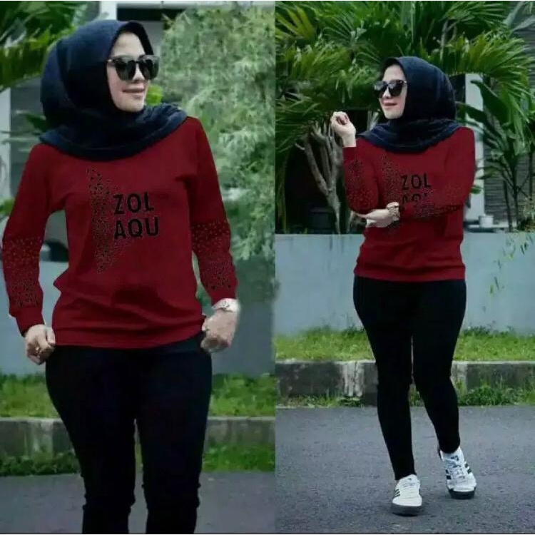 BAJU ZOLAQU /SWEATER ZOLAQU (COD) BAJU WANITA LENGAN PANJANG/ATASAN WANITA TERBARU 202