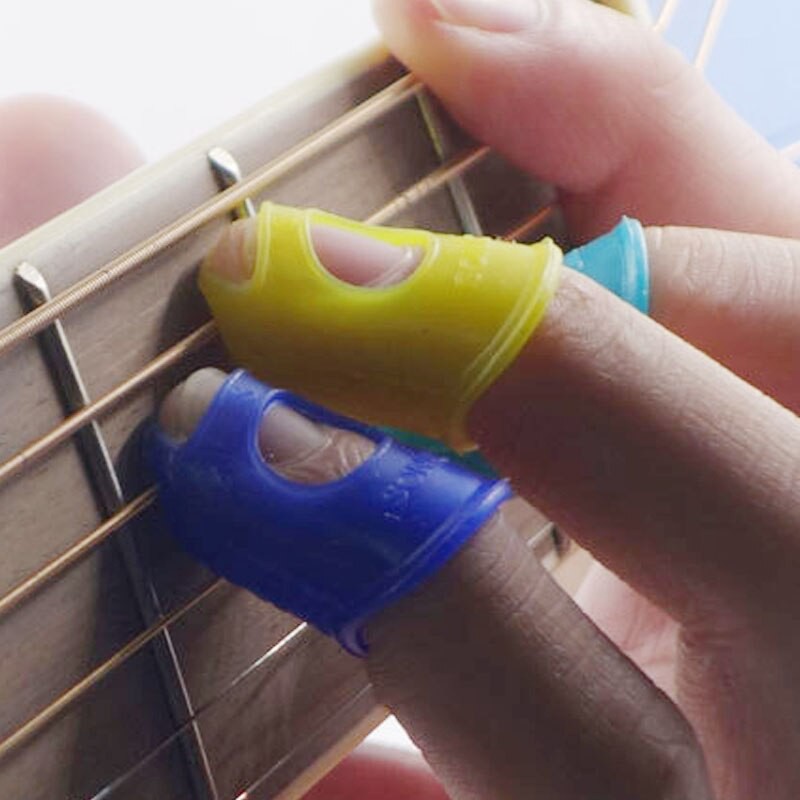 Pelindung Protector Jari Finger Gitar Guitar Silicone Set 5pcs