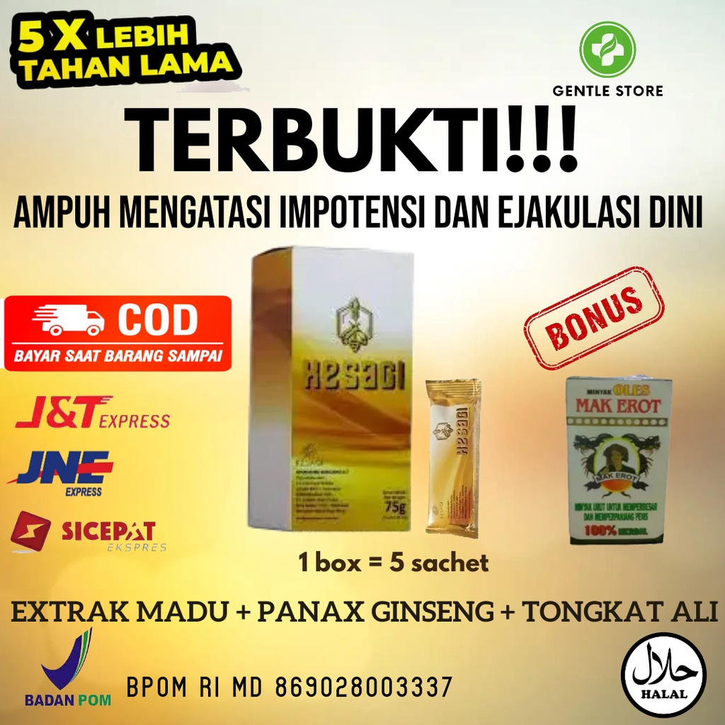 KESAGI VITAMIN SUPLEMEN JAMU OBAT MADU KESEHATAN KUAT PENYUBUR SPERMA KONDOM SEKSUAL PENIS EJAKULASI