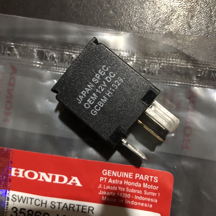 Relay Switcha Stater Power Starter Kaki 5 Honda Vario 125 150 PCX Beat Pop Esp Mantab RM1423-1