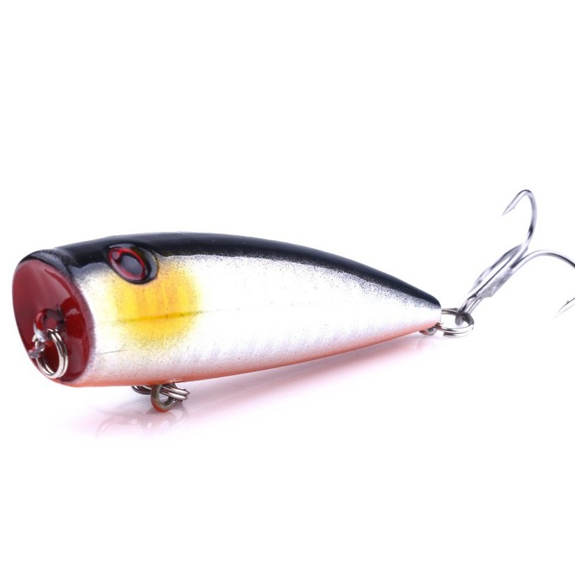 HENGJIA 5pcs 7cm/9g Popper Umpan Pancing Memancing Peralatan Swimbait Ikan Fishing Lure Tackle