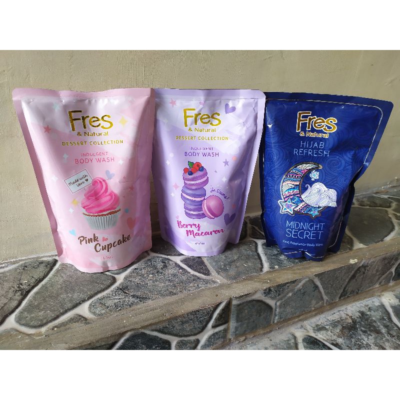 Sabun Mandi Cair Fres & Natural 450ml