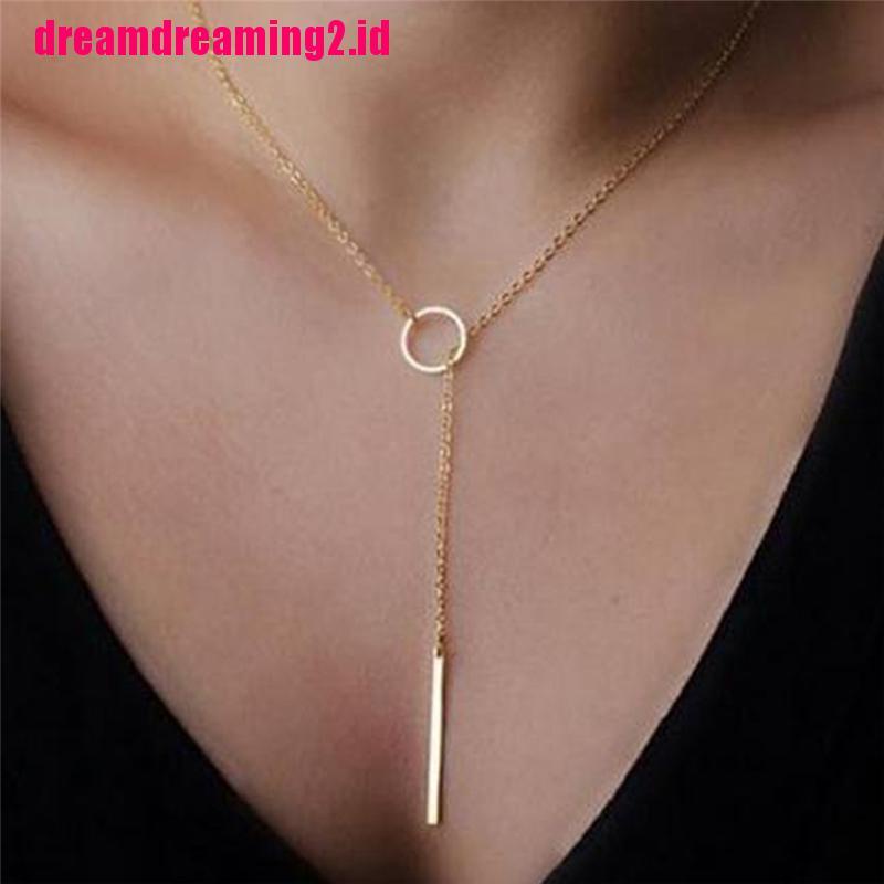 （✔✔❤Kalung Rantai Dengan Liontin Bunga Kristal Untuk Wanita