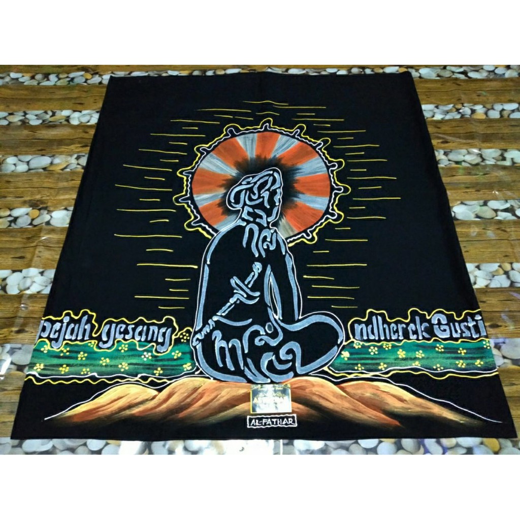 SARUNG LUKIS ASLI HANDMADE SARUNG KEKINIAN SANG KYAI