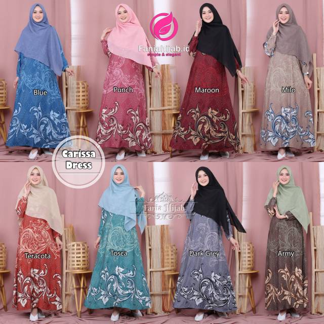 Carissa Dress by Fania Hijab / Gamis By Fania Hijab