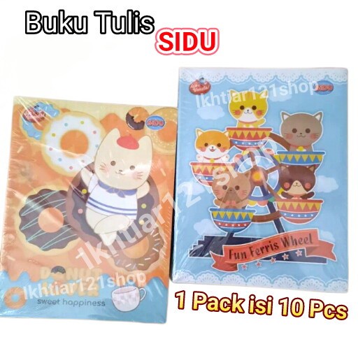 

Cantik Paket 1 Pack Buku Tulis Sidu Isi 10 Pcs Buku Berkualitas