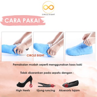  Sepasang  Sarung Kaos Kaki  Model Anti Selip Air Bahan 