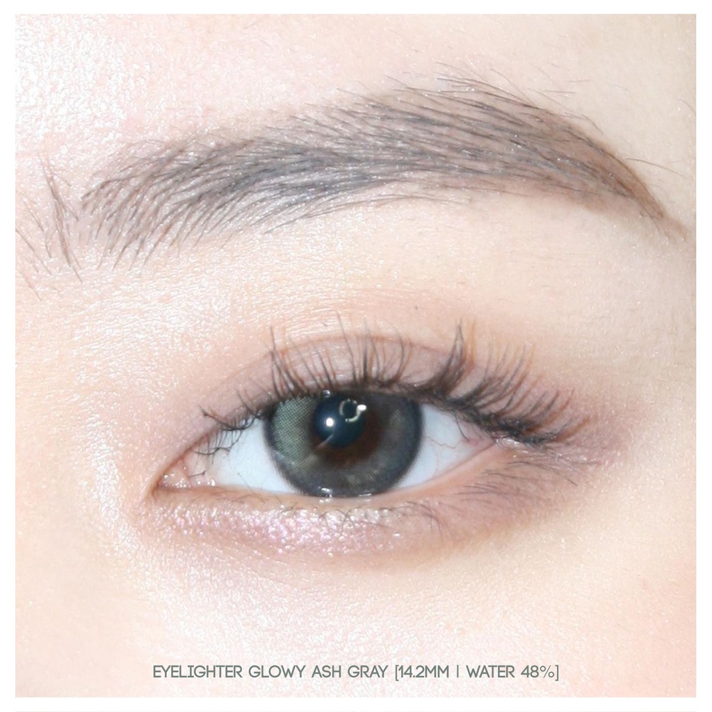 MIKHAYLOVESHOP Softlens Eyeglow Ash Gray (Grey) (Eyelighter Glowy) | EOS Princess