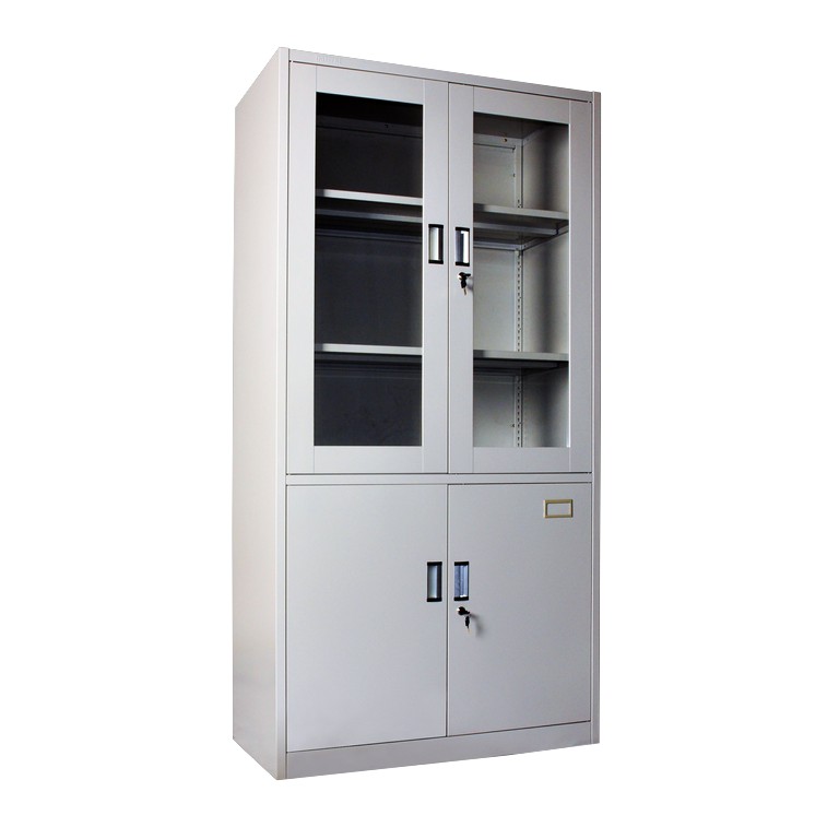 Lemari Arsip Kombinasi Pintu Ayun Almari Arsip Penyimpan File Dokumen Kantor Pintu Kaca