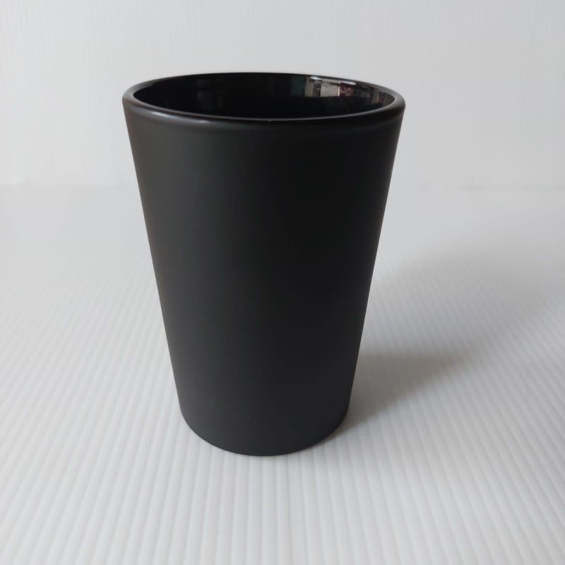 Souvenir gelas lu jamu  hitam doff