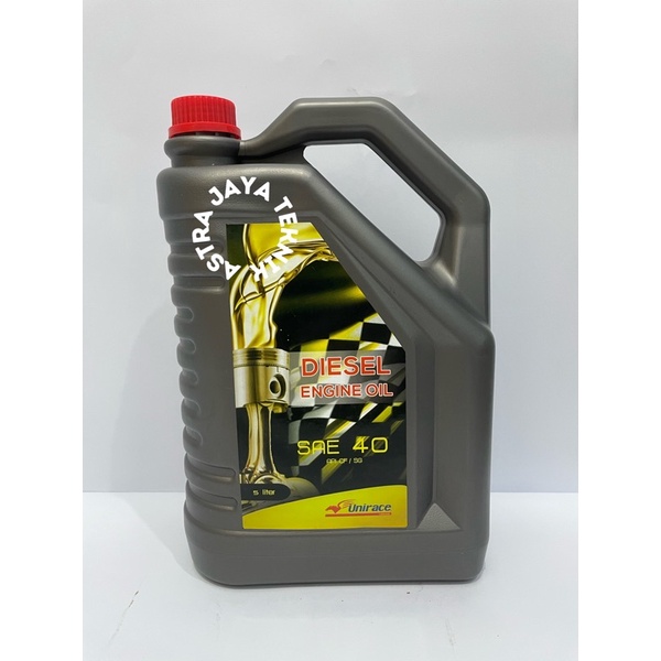 Oli Mesin Diesel SAE 40 Unirace (5 Liter)