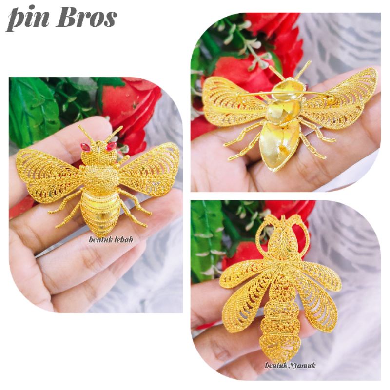 Pin bros Bali bentuk unik