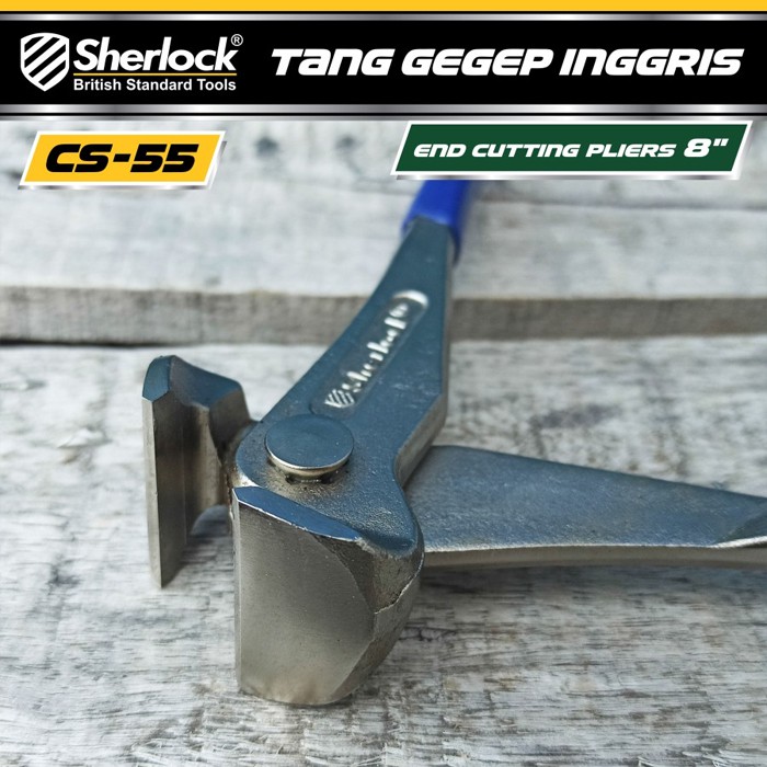 Tang Gegep Kakatua 8 inch Extra Kepala Besar Sherlock Chrome Vanadium