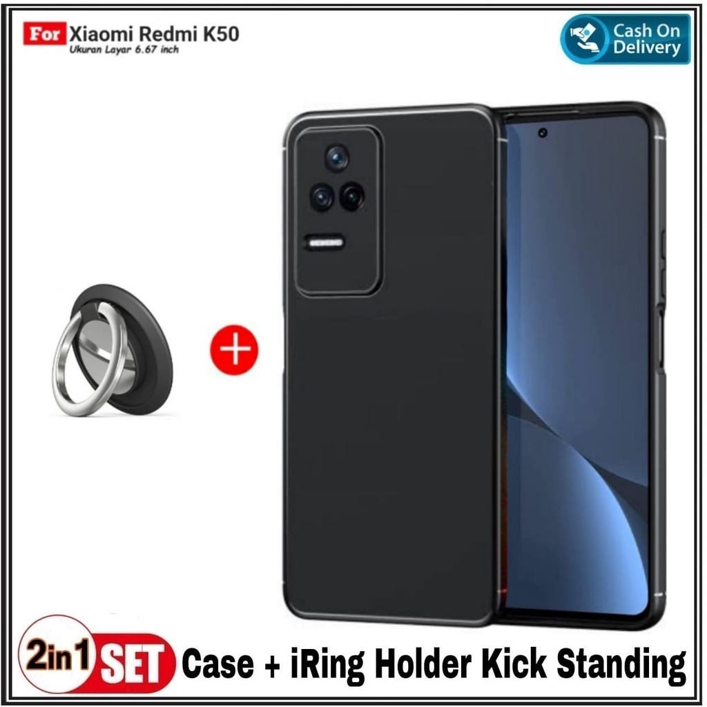 Case Xiaomi Redmi K50 K50 PRO K50 Gaming Soft Case Premium Casing I RING Slim And Cover
