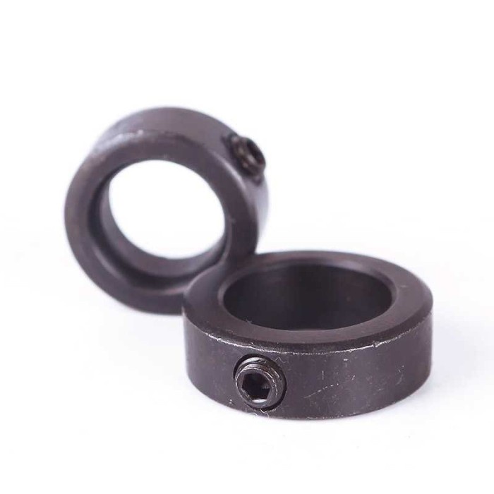 Collar Ring Set Mur Woodworking Drill Locator Stop 3mm-16mm 8 Pcs - Hitam