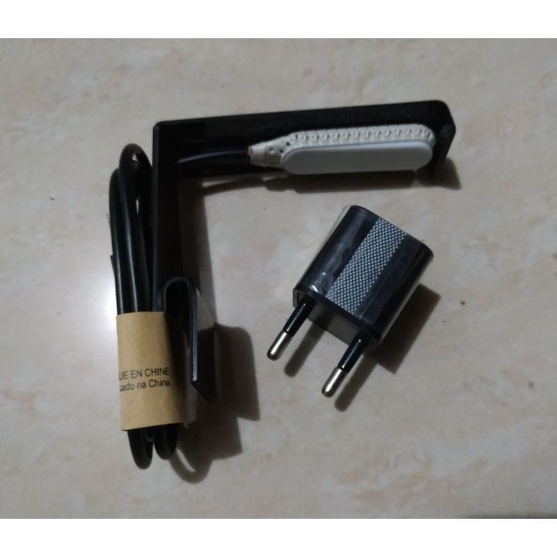 LAMPU LED SOLITER  (1 SET DENGAN KEPALA USB/KEPALA CHARGER HP) WARNA RANDOM