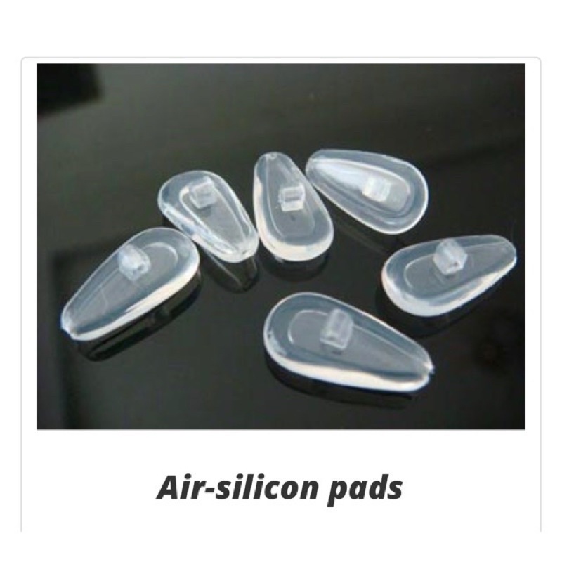 Nosepad kacamata nosepad silikon baut bantalan hidung kacamata