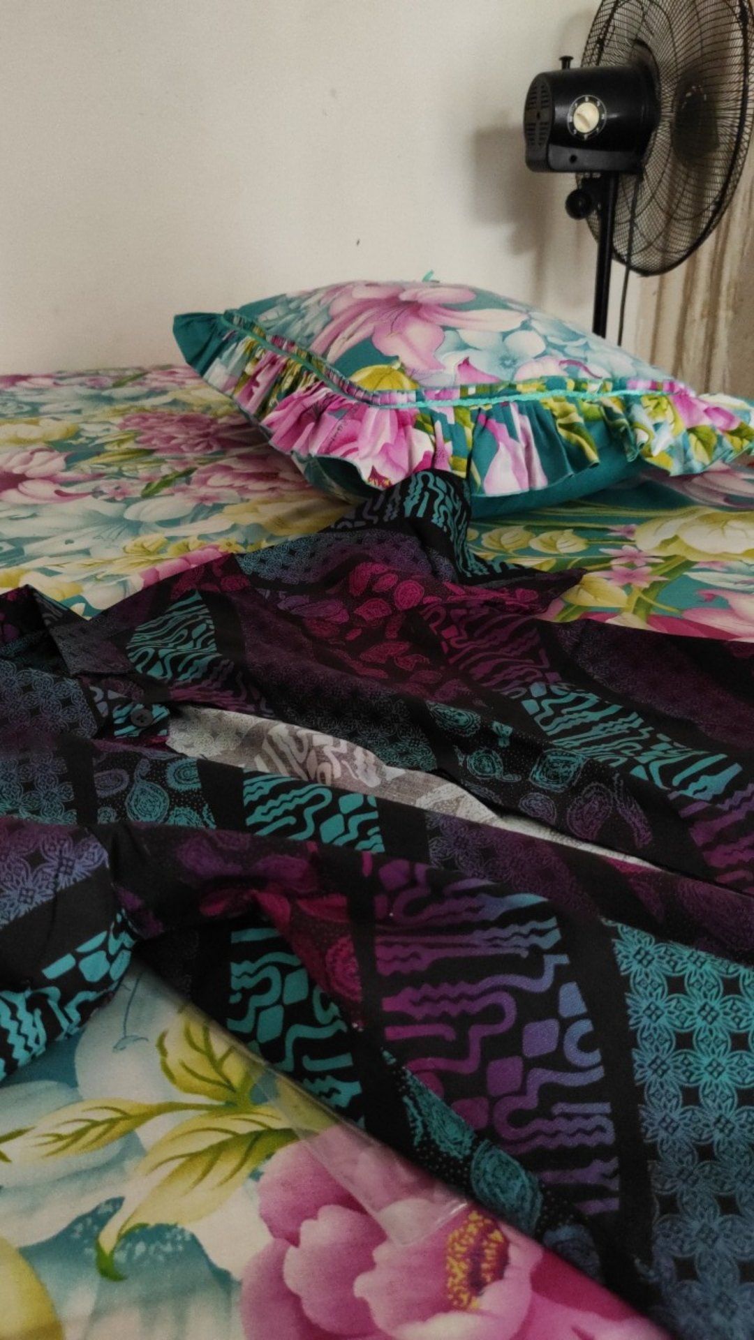 Bswart Batik Hrb026 Kenongo Hem Pendek Padi Pekalongan M L Xl Batik Pria Murah Modern Grosir Batik