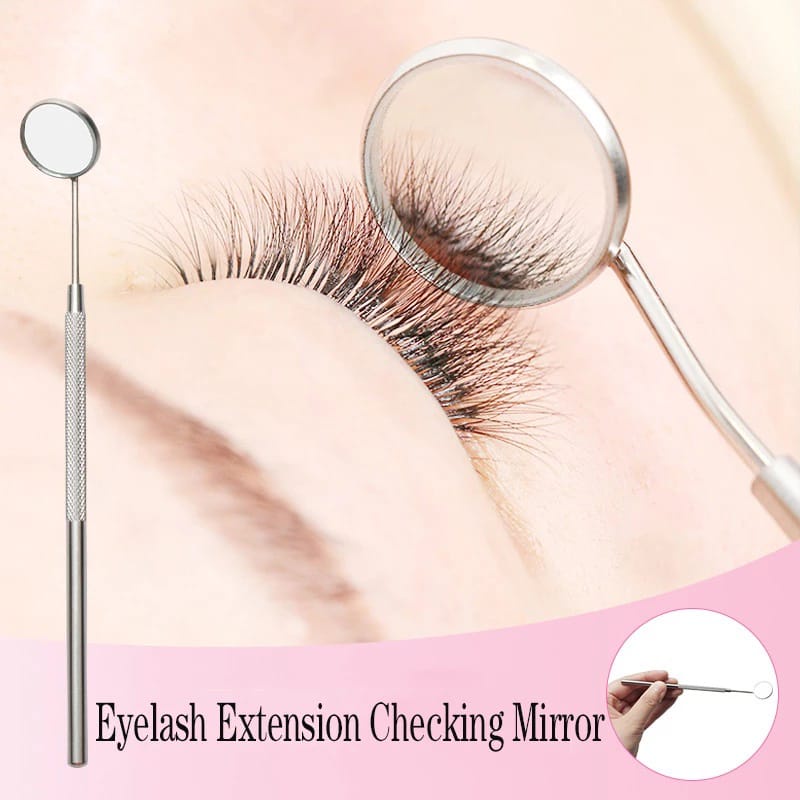 Kaca Bulat Cermin mirror Eyelash Extension