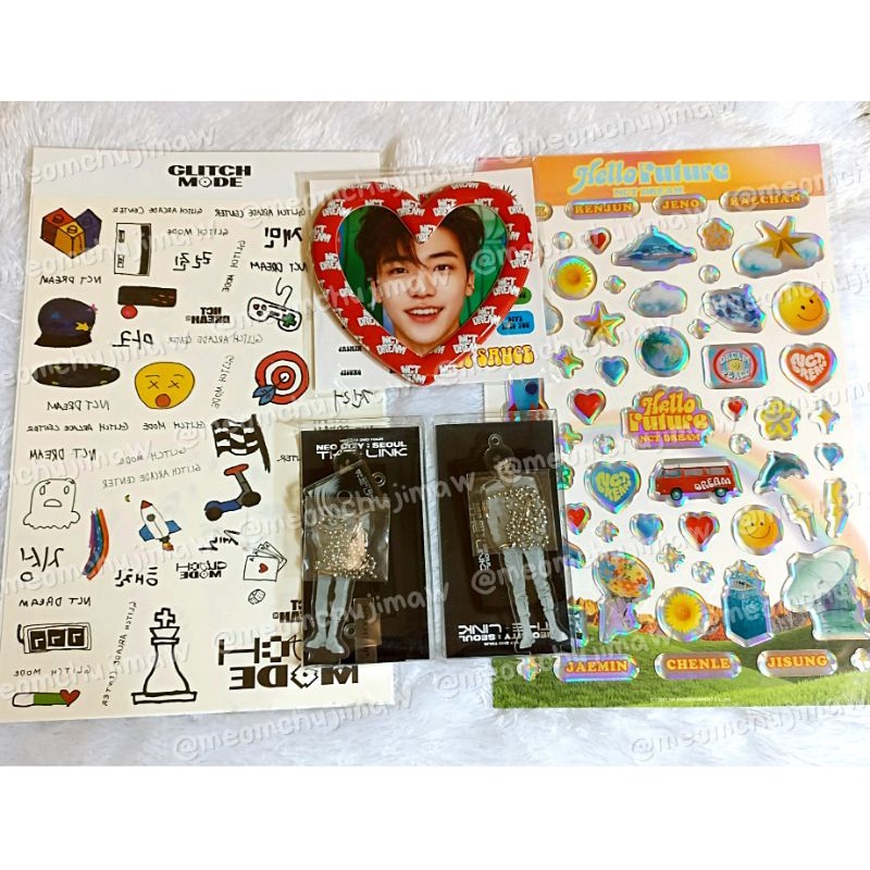 [MD ONLY] NCT 127 Dream Taeyong Jaehyun Acrylic Stand The Link Jaemin Glitch Mode Tattoo Sticker Epo