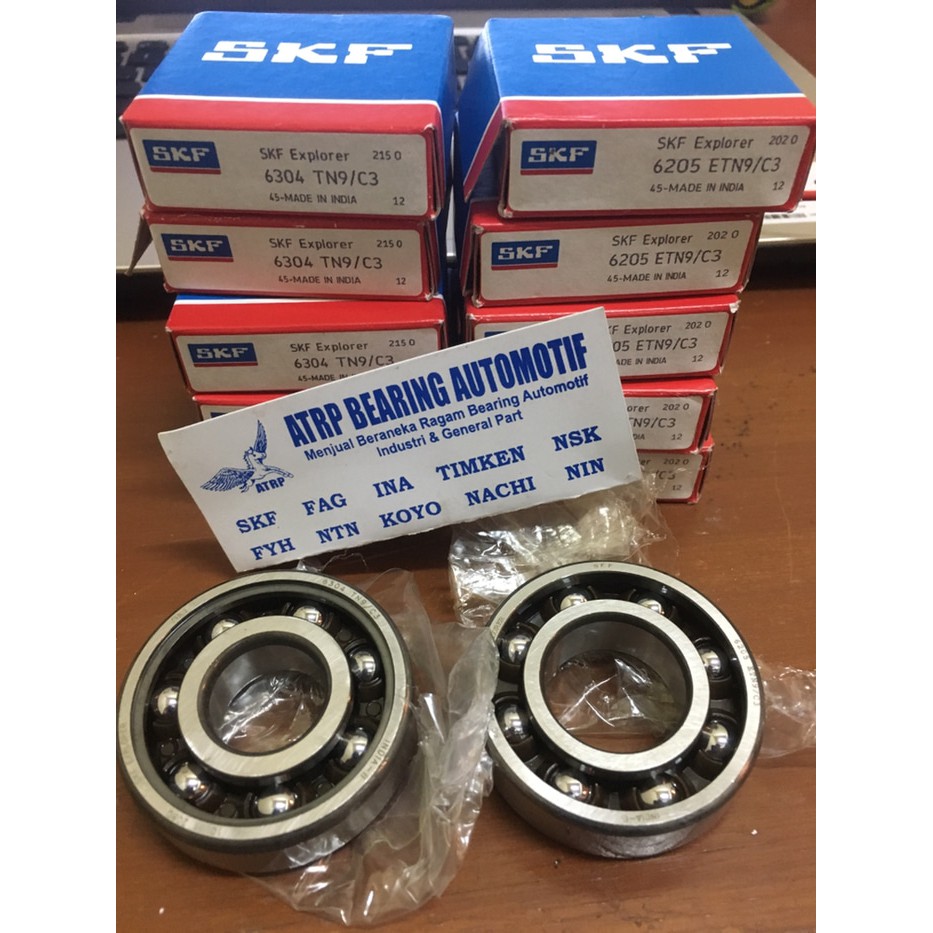 bearing 6205 etn9/c3 6304 tn9/c3 skf kruk as rx king