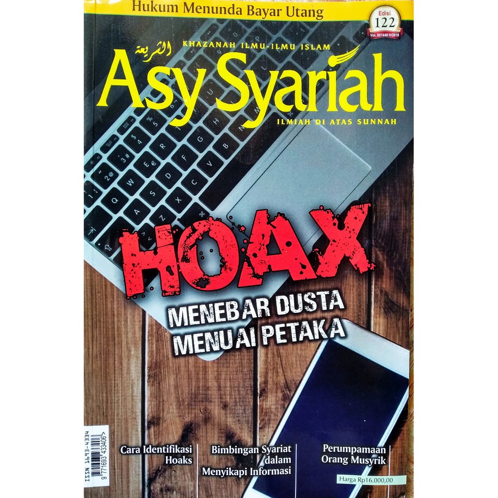 Majalah Asy Syariah 122 HOAX Menebar Dusta Menuai Petaka Shopee