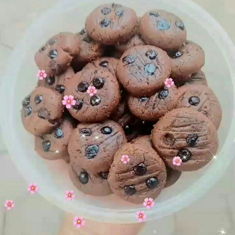 

Cookies mini Coklat ukuran 650 ML