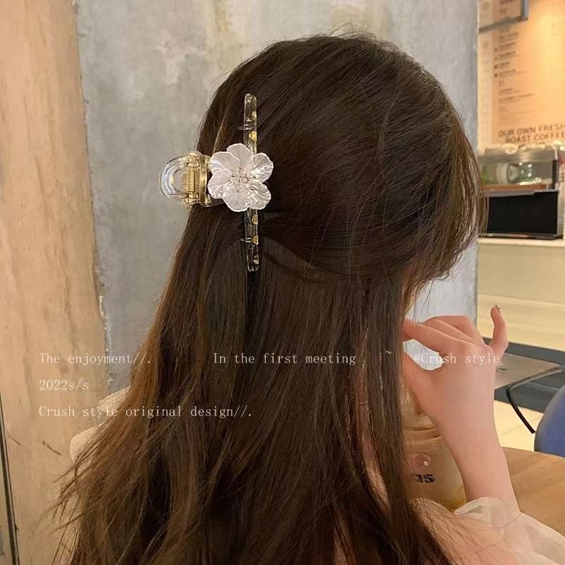 Jepit Rambut Korea premium jedai bunga wanita elegan model terbaru original import 11cm JD09#