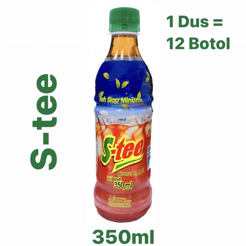 

〖S-tee Botol 350ml | 1 Dus - 12 Botol | S tee / stee / es teh / es tea / s tea〗