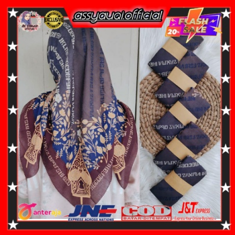 MOTIF KOREA/JILBAB MOTIF KOREA/HIJAB AKSARA/VOAL AKSARA/HIJAB AKSARA JAWA