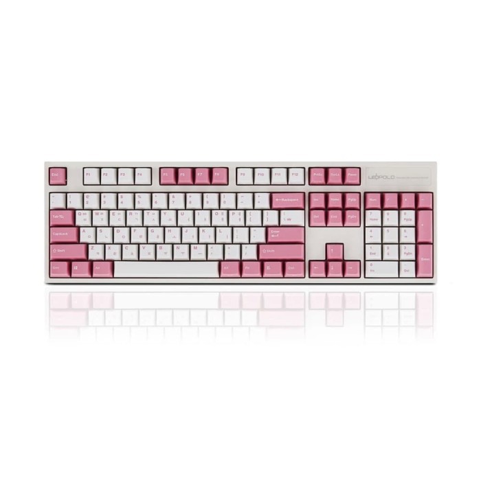 Leopold FC900R Light Pink Mechanical Gaming Keyboard