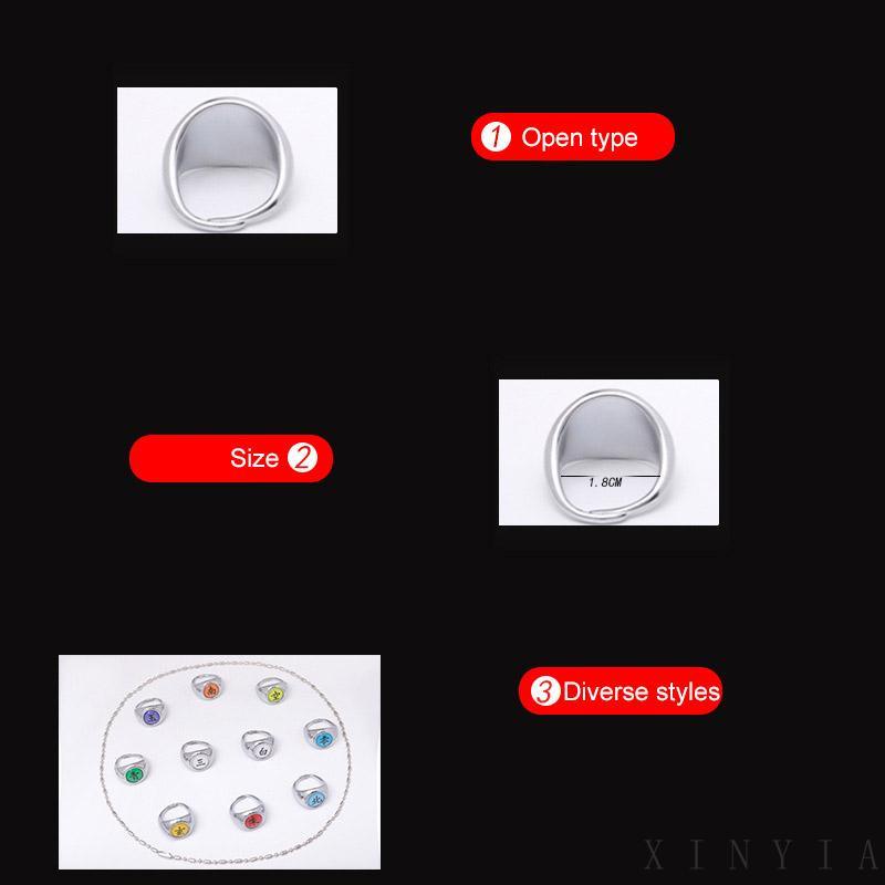 【Bayar di tempat】Cincin Model Terbuka Adjustable Desain Kartun Anime Naruto Untuk Cosplay Anime Jepang HOKAGE