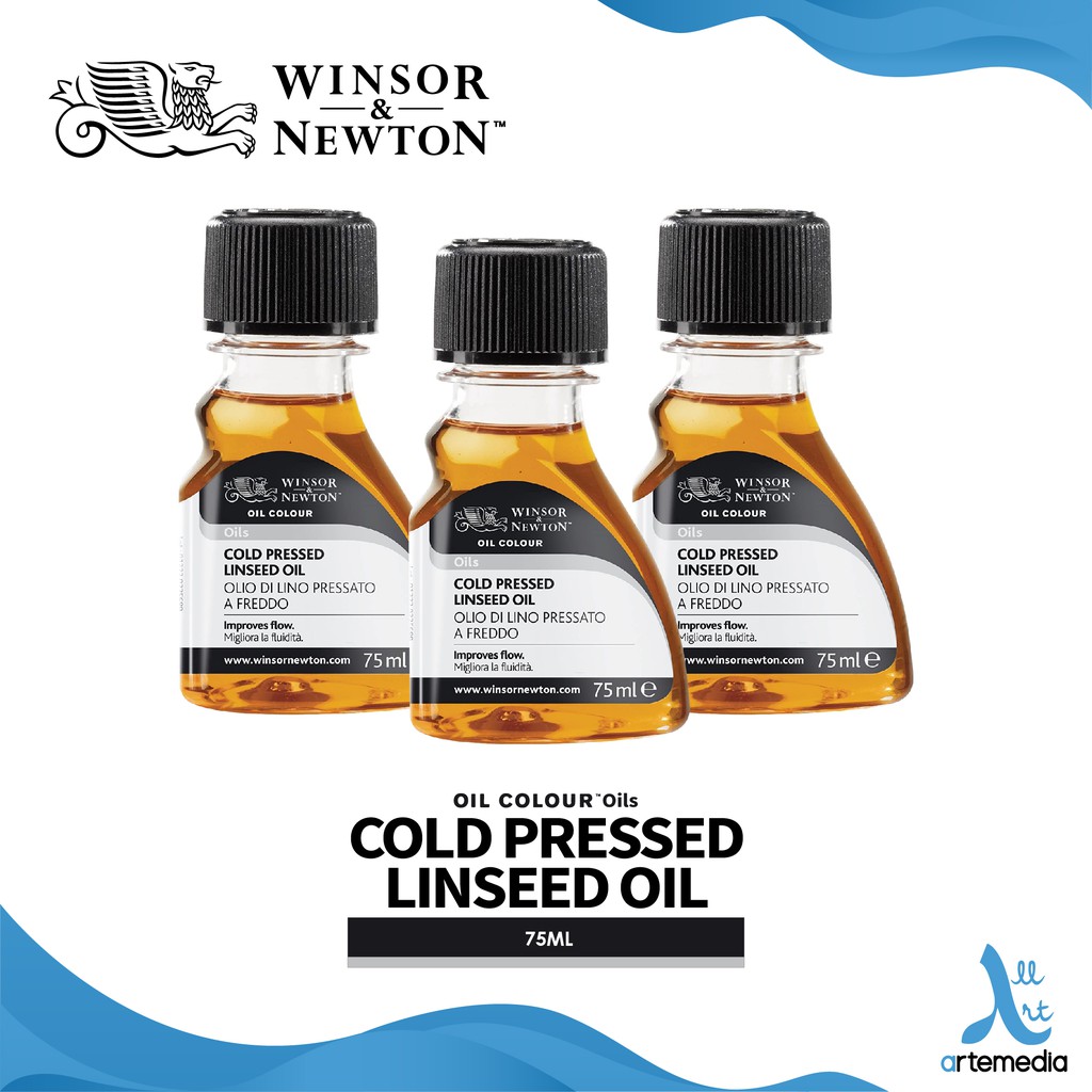 Jual Medium Cat Minyak Winsor &amp; Newton Cold Pressed Linseed Oil Painting  Indonesia|Shopee Indonesia