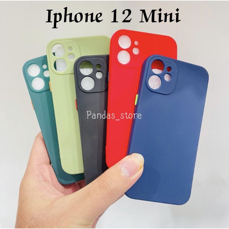 Case Iphone 12 Mini Babycase + Pelindung Kamera, Makaron Full Color (PsS)