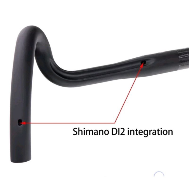 Handlebar Carbon Gravel Stang Big Flare Cyclocross Road Bike Balap Handlebars DropBar Cycle Cross