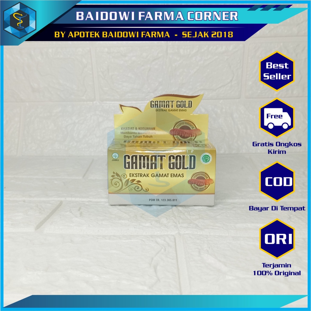 GAMAT GOLD KAPSUL SERBUK (EKSTRAK GAMAT EMAS)